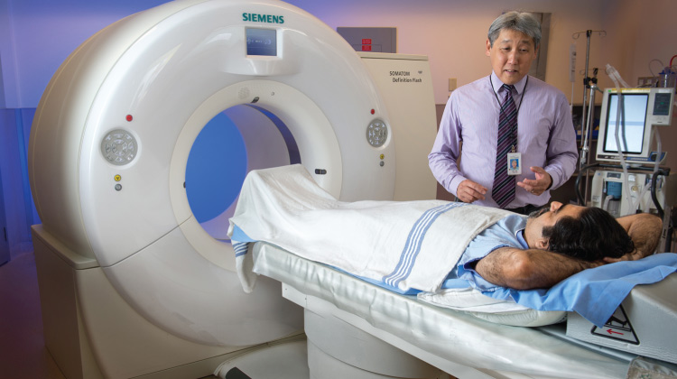CT scanners can help diagnose lung cancer at an earlier stage, notes Dr. John Yee, Head of Thoracic Surgery, VGH